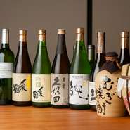 新潟県の日本酒を多く入荷。和食に合うお酒を堪能してみては