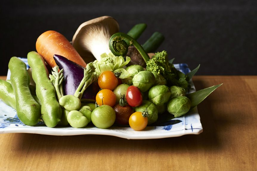 旬のお野菜は天ぷら