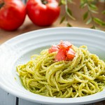 女性に人気のジェノベーゼも外せませんね。ナッツとチーズで風味豊かなジェノベーゼ