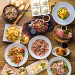 メインとデザートまでついた大満足のコース。
2時間の飲み放題付き！