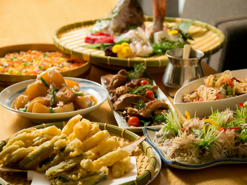 パーティー利用でもご満足頂けるコース料理