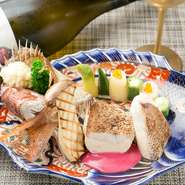ギュッと凝縮された魚介の旨味が堪能できる一皿『瀬戸内産天然鯛と帆立貝のムース』