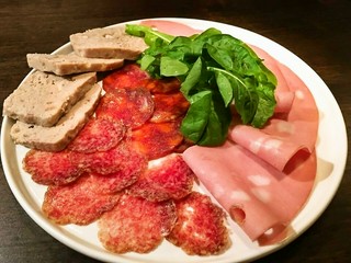 ＜生ハム＆サラミ＞