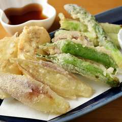 旬の野菜は揚げたて、サックサクの『天ぷら』がおすすめ