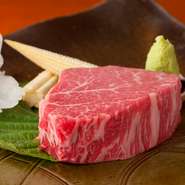 良質な国産黒毛和牛を提供するため、高ランク牛を一頭買い				