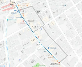 洗足池駅に姉妹店があります。