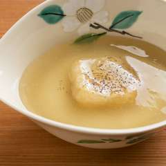 とろける味わいかつ、身体の芯まであたためる『白子豆腐 白子ソース』