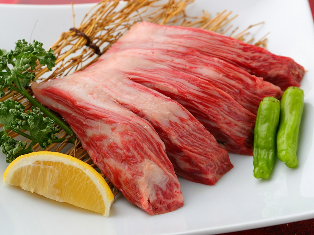 脂身が予想以上にサッパリ『ハラミステーキ』