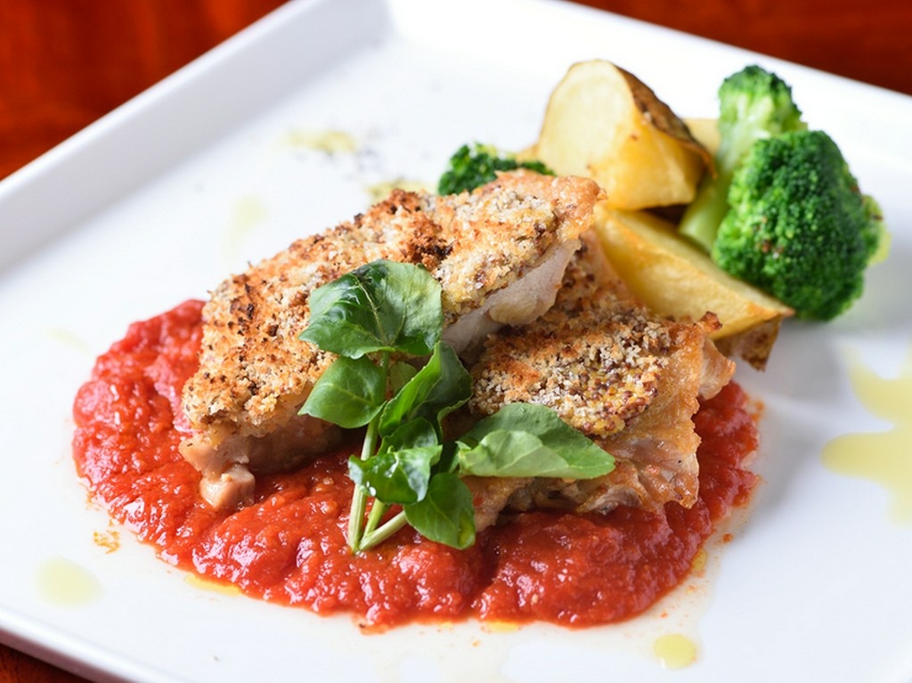 口の中に広がる極上の旨み『若鶏の粒マスタード焼き』