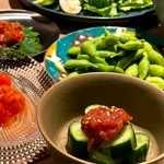きゅうりの食感と爽やかな梅の香りがクセになる一品!!