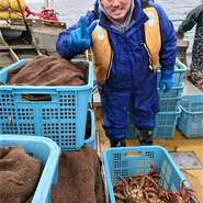 流氷が去った後の、春のオホーツク海を代表する味覚。
流氷が運んだ来た栄養たっぷりの海で育った毛蟹は、身がたっぷりだけでなく、蟹味噌もたっぷり詰まっていて味も濃厚！