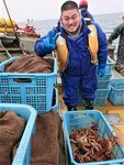 流氷が去った後の、春のオホーツク海を代表する味覚。
流氷が運んだ来た栄養たっぷりの海で育った毛蟹は、身がたっぷりだけでなく、蟹味噌もたっぷり詰まっていて味も濃厚！