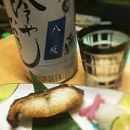 【広島】藤井酒造　龍勢 冷やおろし八反35号 × 銀鱈の塩焼き
