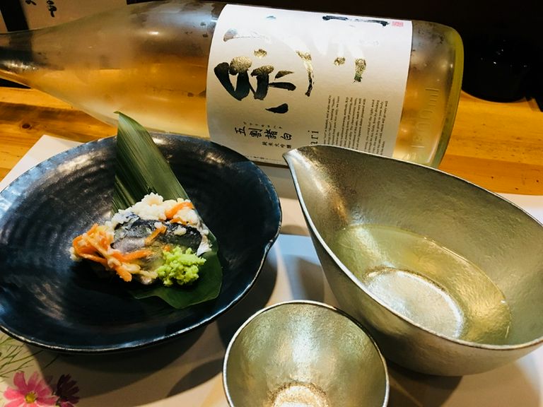 【福井県】紗利 五割諸白 純米大吟醸×ハタハタの飯寿司