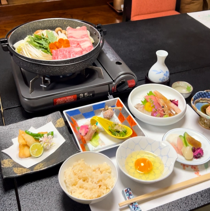 Sukiyaki course