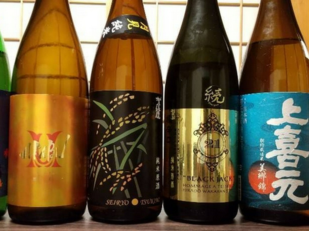 小さな酒蔵で醸造された貴重な日本酒は、美味しい鮮魚と相性抜群