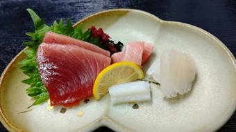 10種類以上の魚貝を使った少し軽めの季節のコースです