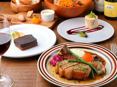 気軽に『ラ　ジルエット』を楽しめる選べるシェアコース！デザートまで付いてボリュームもしっかり！