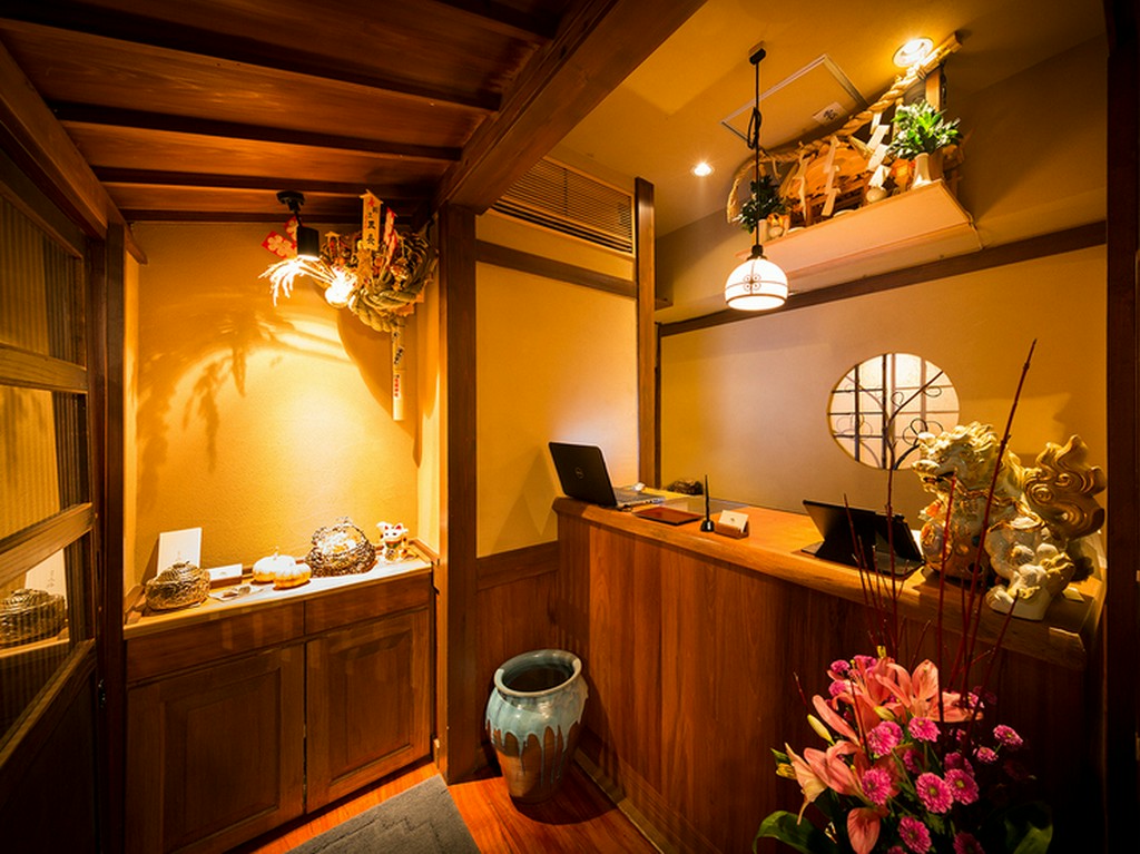 風情のあるエントランス