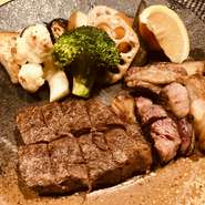 あしたか牛サーロインステーキ180gランチ