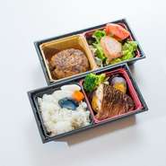 豪華あしたか牛ハンバーグ山海幸弁当