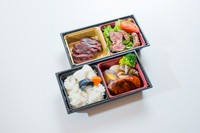 ニュージーランドの豊かな自然で育ったオーシャンビーフのヒレステーキと、豪華副菜、サラダ、ご飯、漬け物付き