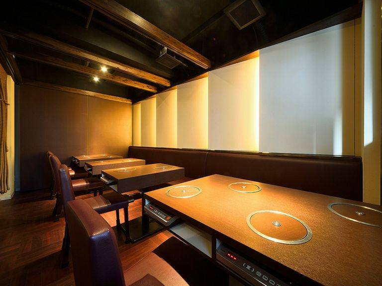 一人一つの鍋でしゃぶしゃぶを食べられるので、接待にも最適