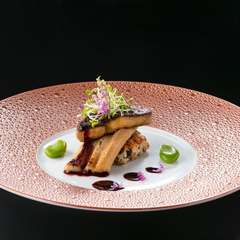 『フォアグラと穴子のミルフィーユ』