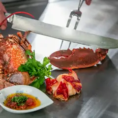 『食べ応えのある大きさのフレッシュオマール海老』