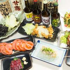 食材もお酒も炭も県内産。宮崎を鶏メインで味わうのに最適