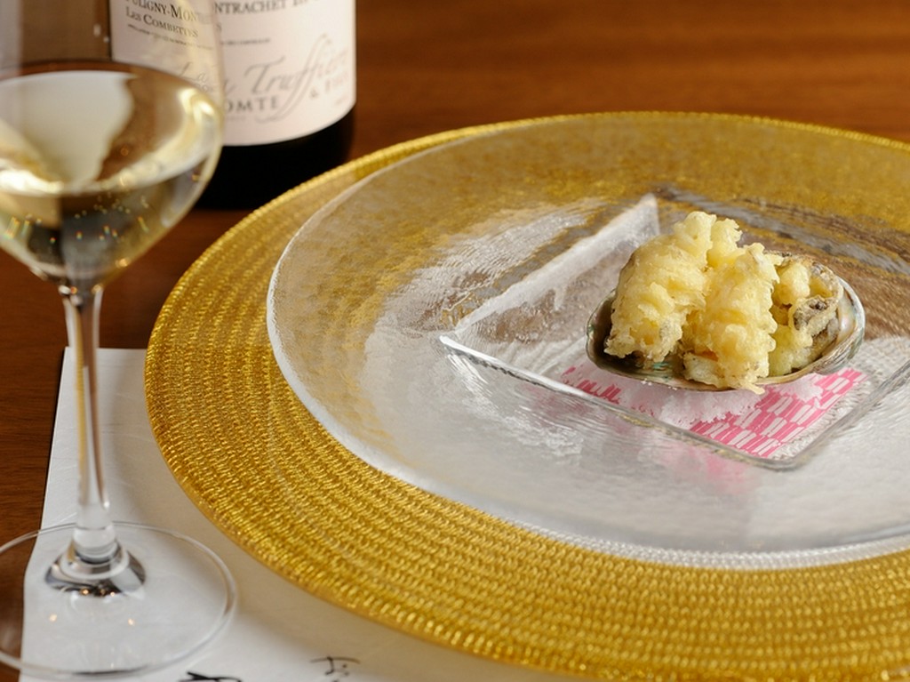 『あわびの天ぷら』