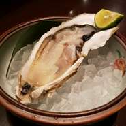 宮城県産の極上ブランド牡蠣です。実入りが素晴らしくプリプリ！生でも炙りでも。是非ご堪能ください。