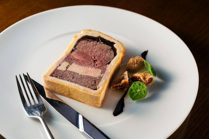 ジビエとフォアグラのパテアンクルート