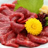 会津の生産者からの直送品です！柔らかなランプ肉のみ提供しておりますのでご来店の際はぜひご賞味ください。