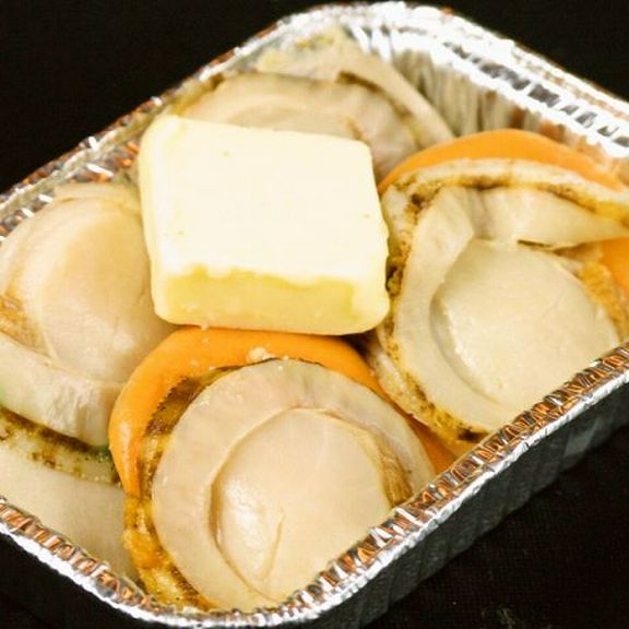 国産ボイル帆立4個 バター付き