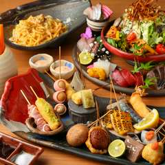 澪音の串かつコース