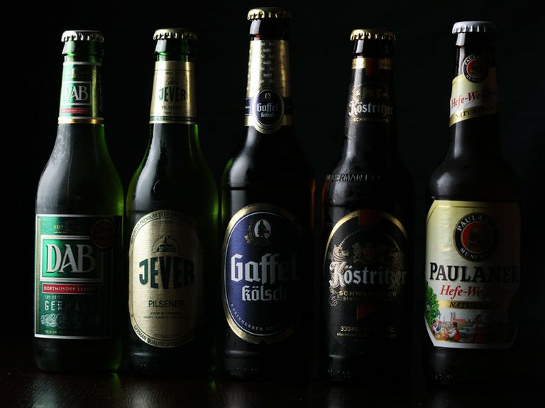 ドイツの様々なタイプのビールが充実のラインナップ