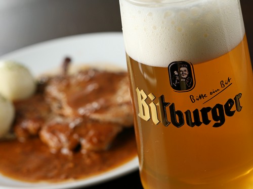 本格的なドイツ料理とドイツビールに癒されて…