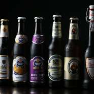 ドイツの樽生ビールや瓶ビールが充実のラインナップ