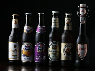 ドイツの樽生ビールや瓶ビールが充実のラインナップ
