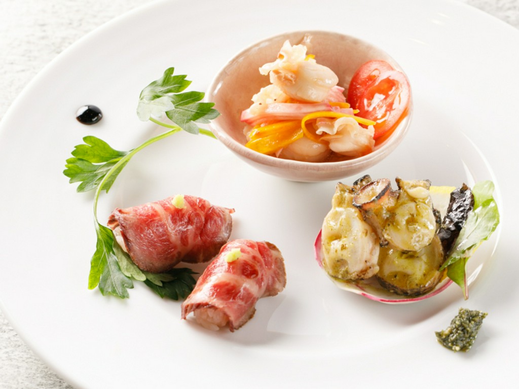 本日の前菜３種盛り合わせ