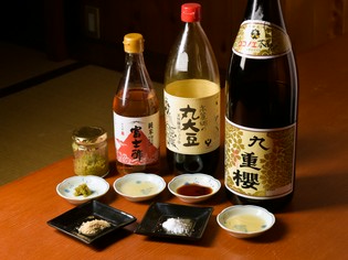 食材を生かす『こだわりの調味料の数々』