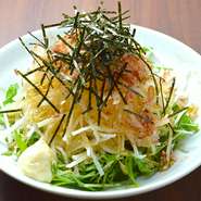 大根と水菜のサラダ