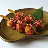 ●鶏料理屋のつくね串（１人前２本）