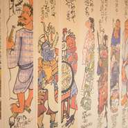 雰囲気のある絵画が出迎えてくれる、地元で人気の能登牛専門店