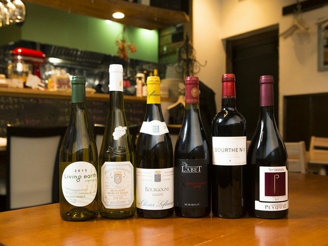 ワインにこだわっている