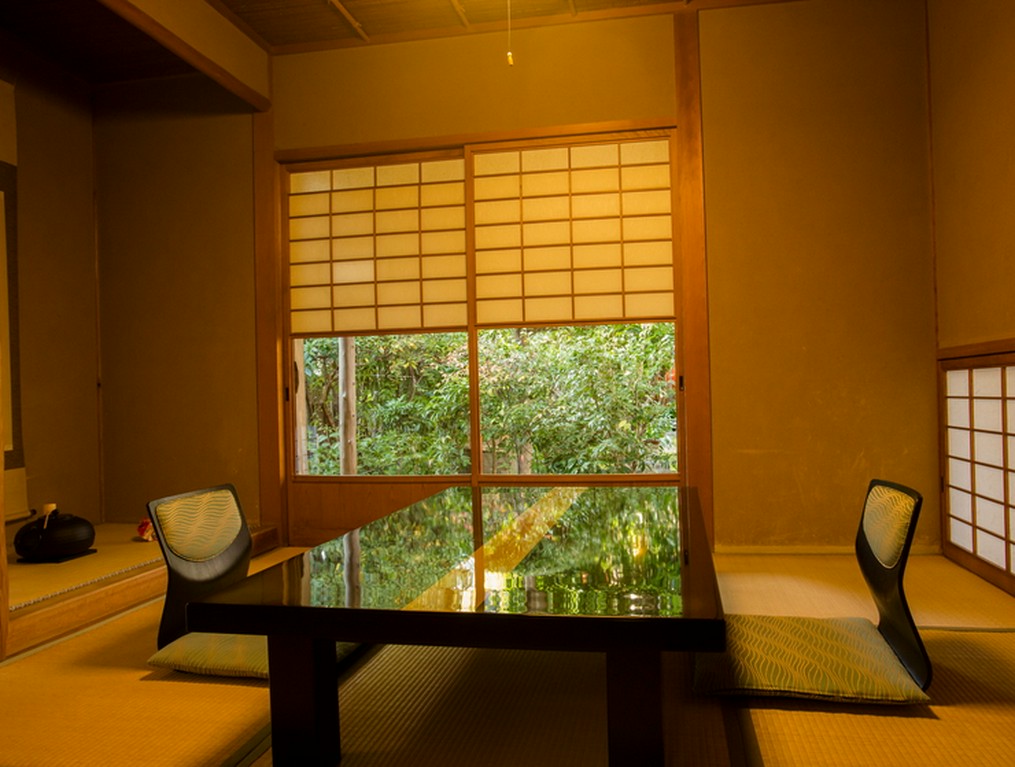 離れのお部屋は、顔合わせに