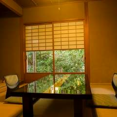 離れのお部屋は、顔合わせに