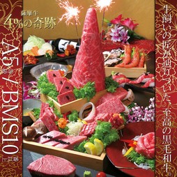 宴会向けの焼肉コースという事で内容は他のコースより抜群にオススメです！生OK2H60種類以上［飲放］