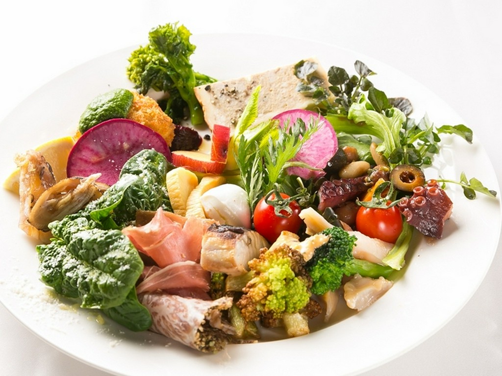 岡山の食材にこだわった料理の数々